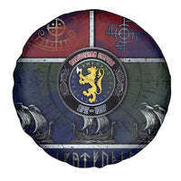 Norwegian Empire Spare Tire Cover Ancient Viking Patterns - Wonder Print Shop