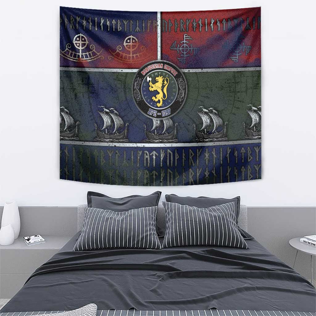 Norwegian Empire Tapestry Ancient Viking Patterns - Wonder Print Shop