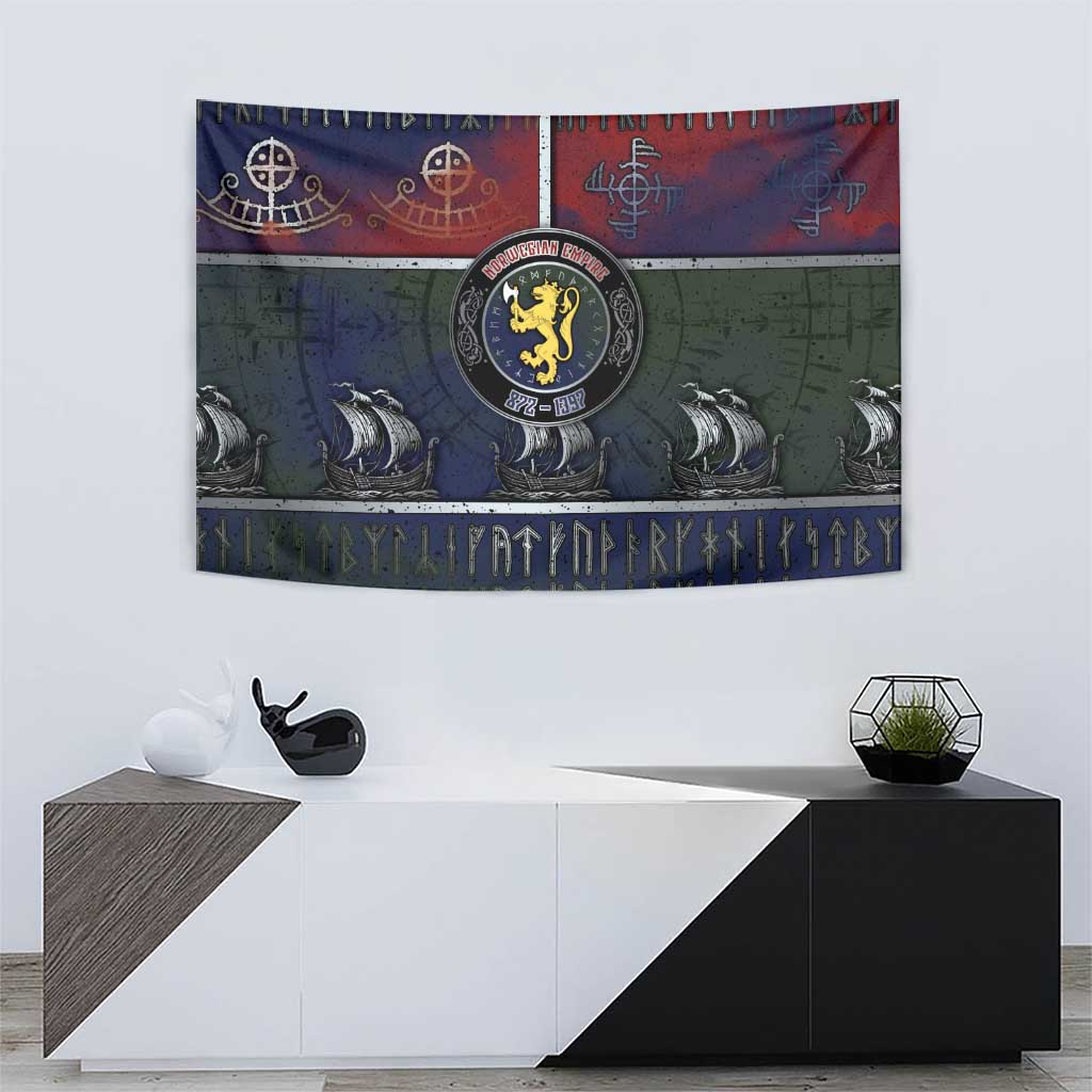 Norwegian Empire Tapestry Ancient Viking Patterns - Wonder Print Shop