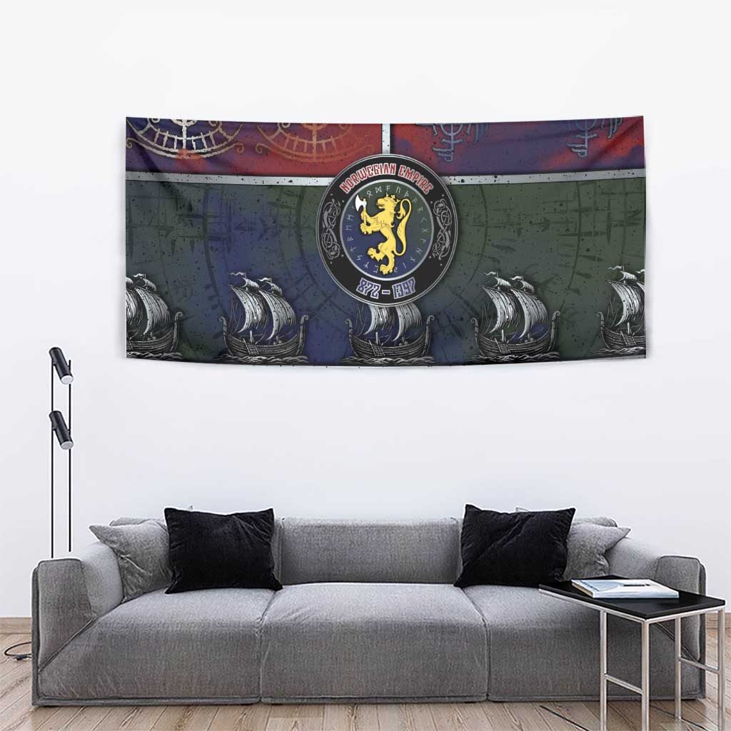 Norwegian Empire Tapestry Ancient Viking Patterns - Wonder Print Shop
