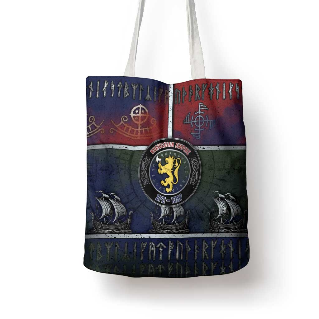 Norwegian Empire Tote Bag Ancient Viking Patterns - Wonder Print Shop