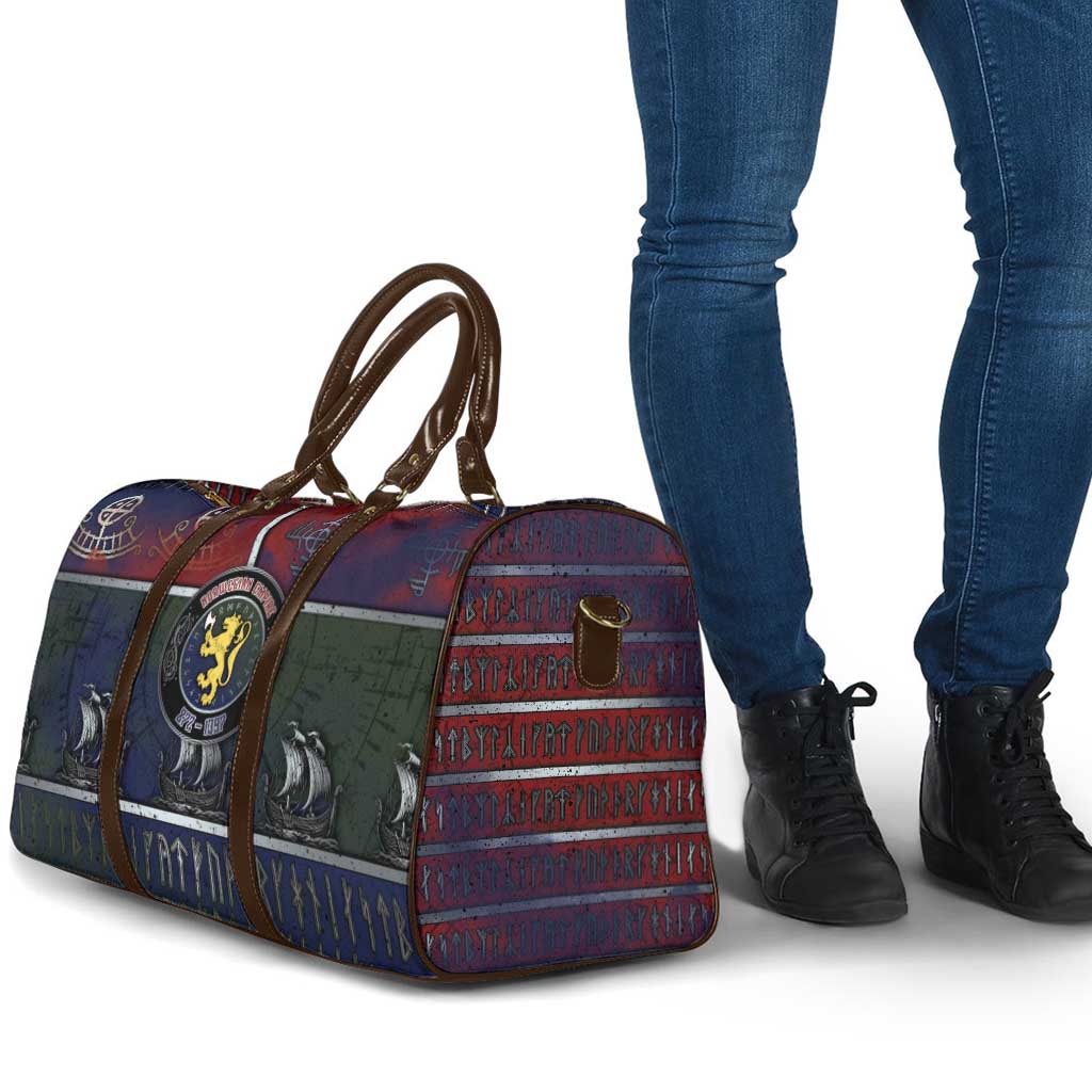 Norwegian Empire Travel Bag Ancient Viking Patterns - Wonder Print Shop
