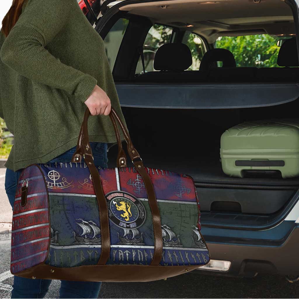 Norwegian Empire Travel Bag Ancient Viking Patterns - Wonder Print Shop