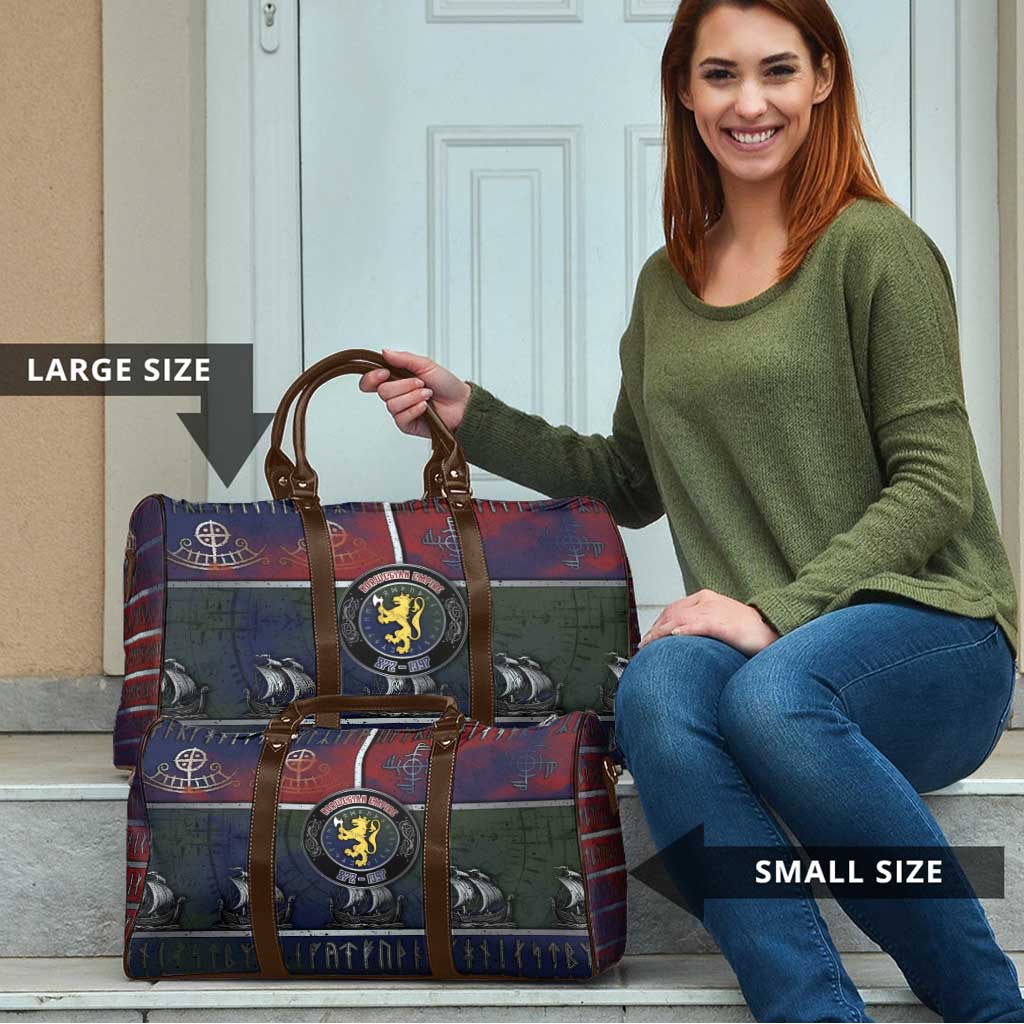 Norwegian Empire Travel Bag Ancient Viking Patterns - Wonder Print Shop