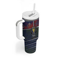 Personalized Norwegian Empire Tumbler With Handle Ancient Viking Patterns - Wonder Print Shop