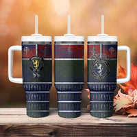 Personalized Norwegian Empire Tumbler With Handle Ancient Viking Patterns - Wonder Print Shop