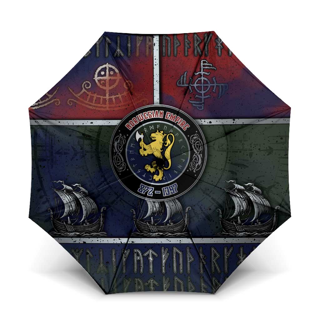Norwegian Empire Umbrella Ancient Viking Patterns - Wonder Print Shop