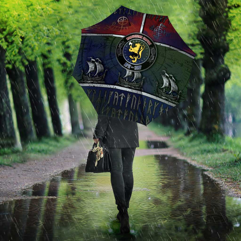 Norwegian Empire Umbrella Ancient Viking Patterns - Wonder Print Shop