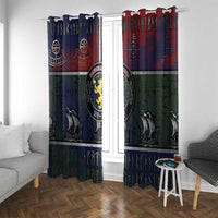Norwegian Empire Window Curtain Ancient Viking Patterns - Wonder Print Shop