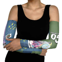 Custom Climbing Arm Sleeves Mountain Art Retro Style