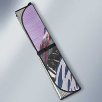 Climbing Auto Sun Shade Mountain Art Retro Style