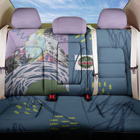 Climbing Back Car Seat Cover Mountain Art Retro Style