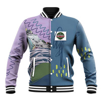 Custom Climbing Baseball Jacket Mountain Art Retro Style