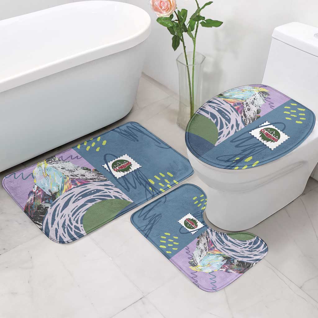 Climbing Bathroom Set Mountain Art Retro Style