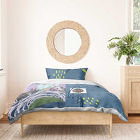Climbing Bedding Set Mountain Art Retro Style