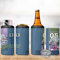 Custom Climbing 4 in 1 Can Cooler Tumbler Mountain Art Retro Style