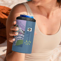 Custom Climbing 4 in 1 Can Cooler Tumbler Mountain Art Retro Style