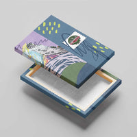 Climbing Canvas Wall Art Mountain Art Retro Style