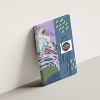 Climbing Canvas Wall Art Mountain Art Retro Style