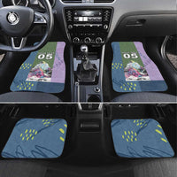 Custom Climbing Car Mats Mountain Art Retro Style