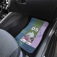 Custom Climbing Car Mats Mountain Art Retro Style
