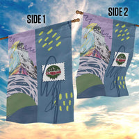 Climbing Garden Flag Mountain Art Retro Style