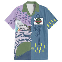 Custom Climbing Hawaiian Shirt Mountain Art Retro Style