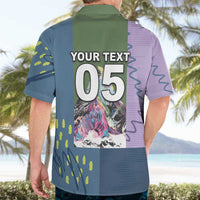 Custom Climbing Hawaiian Shirt Mountain Art Retro Style