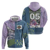 Custom Climbing Hoodie Mountain Art Retro Style