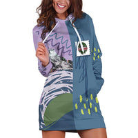 Custom Climbing Hoodie Dress Mountain Art Retro Style