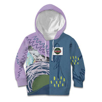 Custom Climbing Kid Hoodie Mountain Art Retro Style