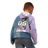 Custom Climbing Kid Hoodie Mountain Art Retro Style