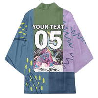 Custom Climbing Kimono Mountain Art Retro Style