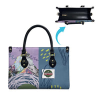 Climbing Leather Bag Mountain Art Retro Style
