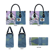 Climbing Leather Bag Mountain Art Retro Style