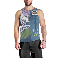 Custom Climbing Men Tank Top Mountain Art Retro Style