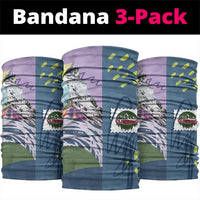 Climbing Neck Gaiter Mountain Art Retro Style