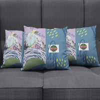 Climbing Pillow Cover Mountain Art Retro Style