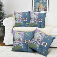 Climbing Pillow Cover Mountain Art Retro Style