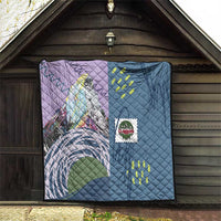 Climbing Quilt Mountain Art Retro Style
