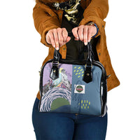 Climbing Shoulder Handbag Mountain Art Retro Style