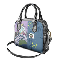 Climbing Shoulder Handbag Mountain Art Retro Style
