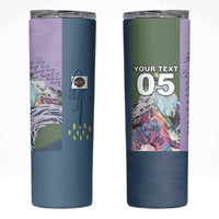 Custom Climbing Skinny Tumbler Mountain Art Retro Style