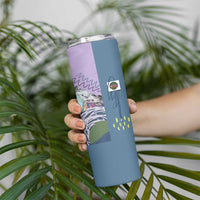 Custom Climbing Skinny Tumbler Mountain Art Retro Style