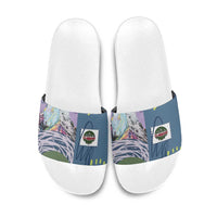 Climbing Slide Sandals Mountain Art Retro Style