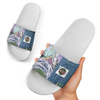 Climbing Slide Sandals Mountain Art Retro Style