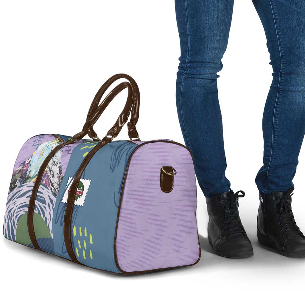 Climbing Travel Bag Mountain Art Retro Style