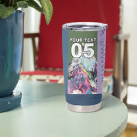 Custom Climbing Tumbler Cup Mountain Art Retro Style