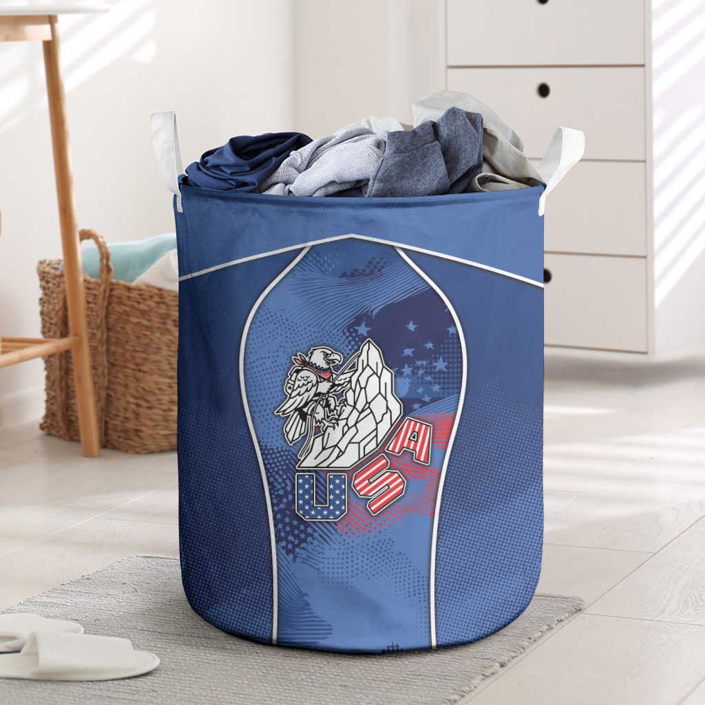 USA Climbing Laundry Basket American Eagle Climber