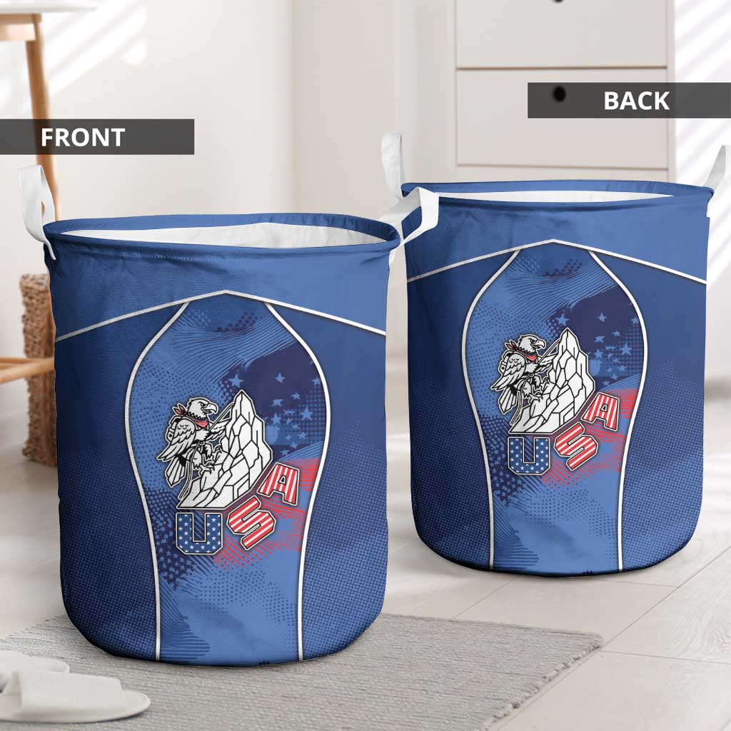 USA Climbing Laundry Basket American Eagle Climber